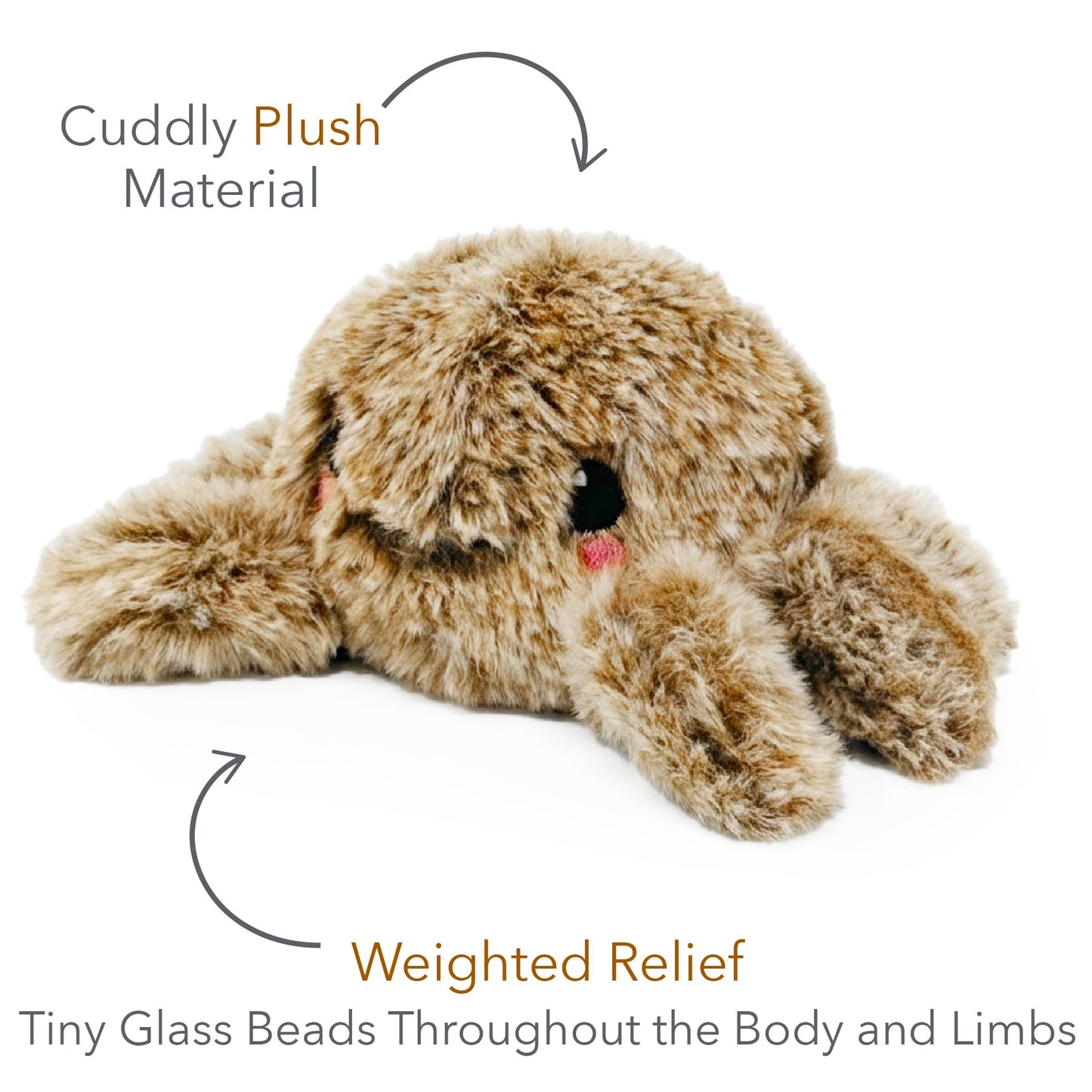 Warm Pals Baby Spider, Small 3x5 Microwavable Comfort, Heated Plushie for Warmth, Calming Anxiety, Relaxing Bedtime Snuggles and Cozy Toys for Kids