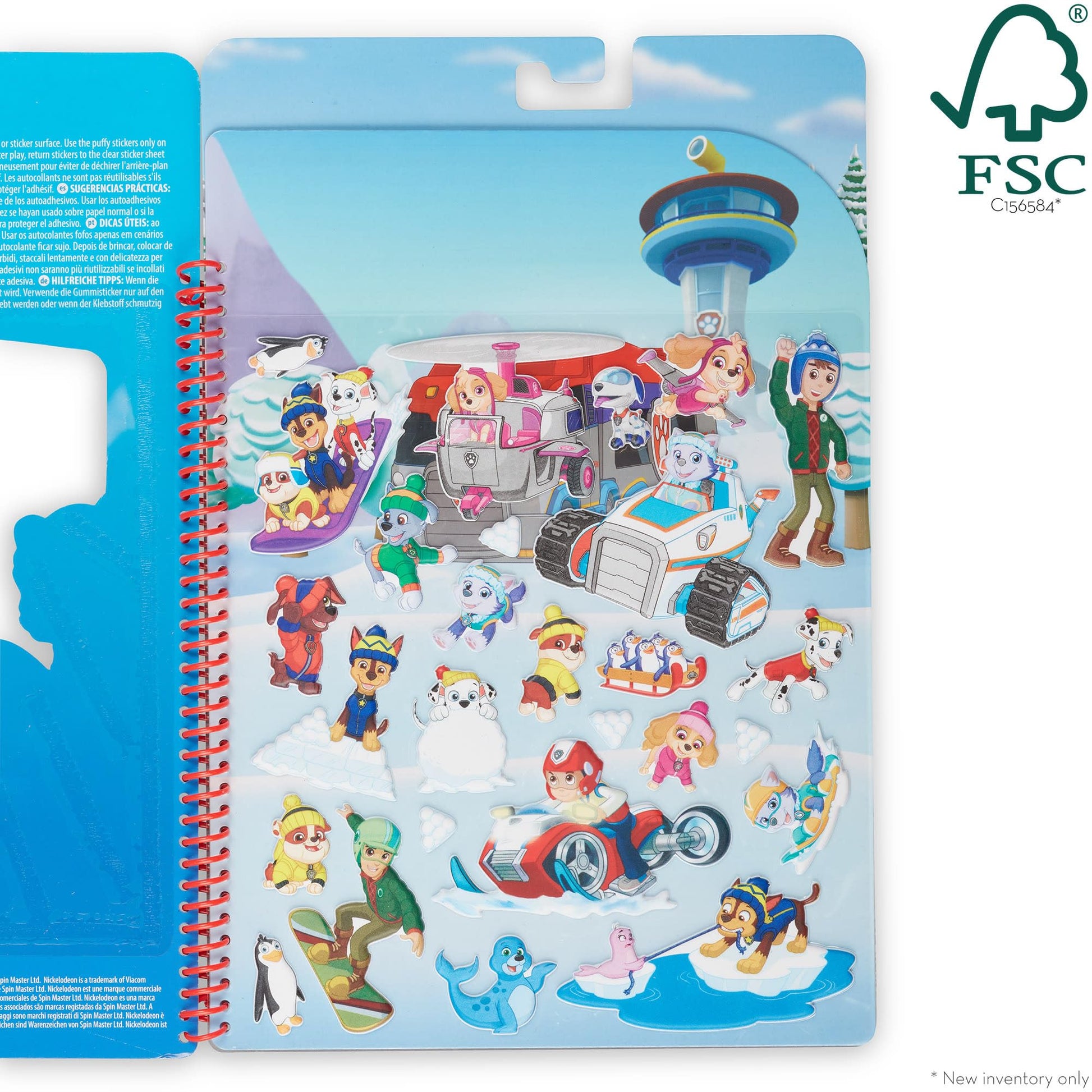 Melissa & Doug PAW Patrol Reusable Puffy Stickers Jake's Mountain | Activity Pad | Sticker Book | 3+ | Gift for Boy or Girl