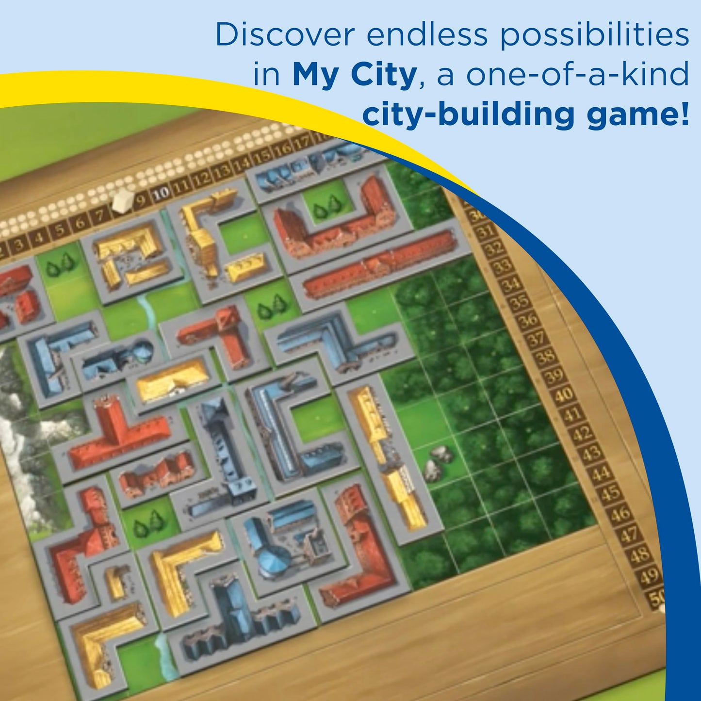 Thames & Kosmos My City | Family - Friendly | Legacy Board Game | Kosmos Games | 2 to 4 Players | Ages 10 and Up | Award Winning Designer Reiner