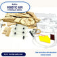 PATHFINDERS STEM Kit - Hydraulic Robotic Arm | Wooden Building Kit for Kids Ages 8-12 | Mechanical Engineering Toy | Hands-On STEM Project for Boys
