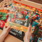Street Fighter: Alpha Collage 1000-Piece Jigsaw Puzzle | Brain Teaser, Building Kit Activities | 28 x 20 Inches