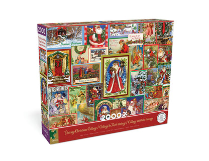 Ceaco - Vintage Christmas Collage - 2000 Piece Jigsaw Puzzle for Adults