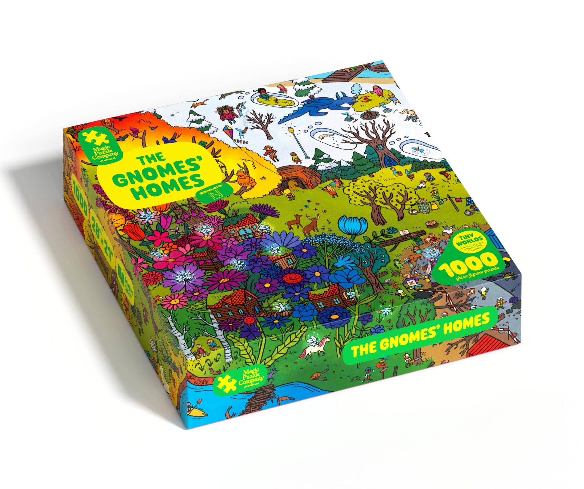The Gnomes' Homes • 1000-Piece Puzzle by Magic Puzzle Company • Series 3