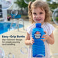 Kidzlane Bubbles Solution Refill 67.63 oz - Large and Easy-Grip Bottle for Bubble Machine, Guns, and Wands - Toddler Liquid Refill for Ages 3