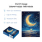 Ocean Puzzle 1000 Pieces-Starlit Voyage, Starry Night Puzzle 1000 Pieces, Moon Puzzles for Adults, Difficult Jigsaw Puzzle for Families, Finished Size