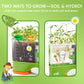 JOVA Klever Kits 2-in-1 Root Viewer & Planting Science Kit for Kids - STEM Learning Gifts for Kids Aged 6+, Soil & Hydro Observation Kit Birthday Toys