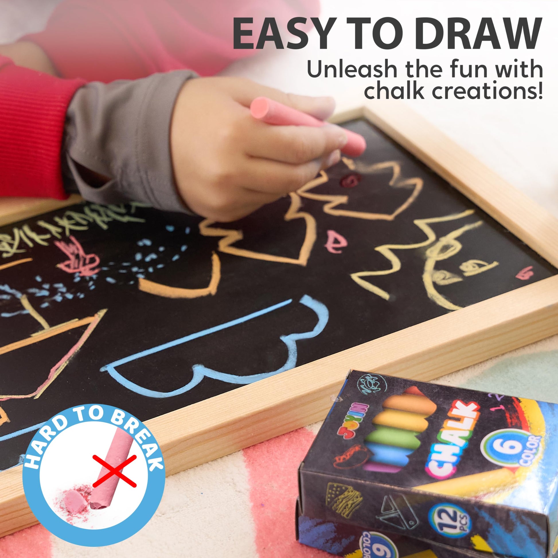 JOYIN 432 Counts Mini Chalk Set for Kids, Non-Toxic Mini Chalk for Boys Girls 3+, School Supplies for Teachers, Goody Bag Fillers, Sidewalk Chalk