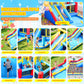 Inflatable Water Slide Bounce House, Upgrade 10-in-1 Water Slide Park with Water Gun/Spalish Pool/Jumping Area, Max Total Load Capacity 400 Lbs,