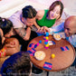 Wonky: The Unstable Party Game, An Abstract Strategy and Dexterity Wooden Block Stacking Game for All Ages, Tower Balancing Game, 9 Colorful Wooden