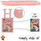 Sweet 16 Birthday Decorations Photo Banner in Rose Gold Pre-assembled - Sweet 16 Banner WITH Sixteen Photo Card Frames Party Supplies - Happy 16th