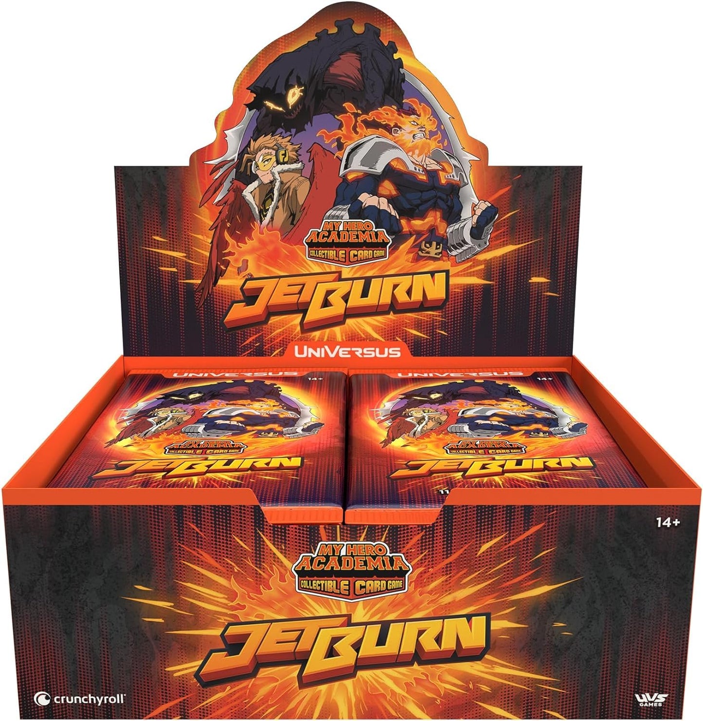 My Hero Academia Collectible Card Game Set 6: Jet Burn Booster Display