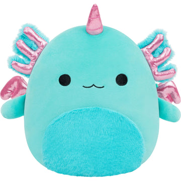 Squishmallows Original 8in Bellamy The Teal Axolotl - Official Jazwares Plush (Little)