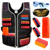 Hely Cancy Large Size Adjustable Toy Tactical Vest Kit Compatible with Nerf N-Strike Elite Series for Men, Big Kids XL-Size