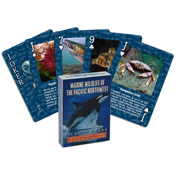 Paradise Cay Publications, Inc. Marine Wildlife of the Pacific Northwest - Playing Cards - Standard 52 Card Deck