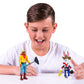 Oonies Moose Toys Space Jam: A New Legacy - 2 Pack - On Screen Team Up - Lebron James & Bugs Bunny (Cowboys), Multicolor, (14623)