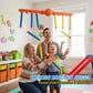 ATG Reflex Drop Sticks Challenge Game - Hand Eye Coordination& Reaction TimeTraining Toys - 3 Adjustable Speed Modes,Remote Control, Solo/Dual Play
