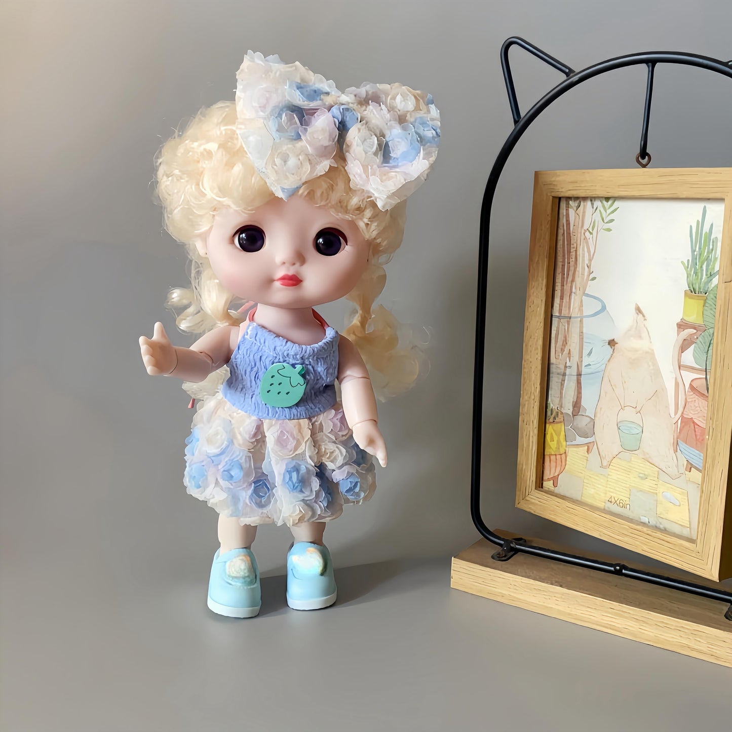YHYQiFei 1/8 Bjd Doll,Ball Jointed Doll,Fashion Dolls,9 inch Vinyl SD Doll,Collectable Action Figure The Best Gift Set (K)