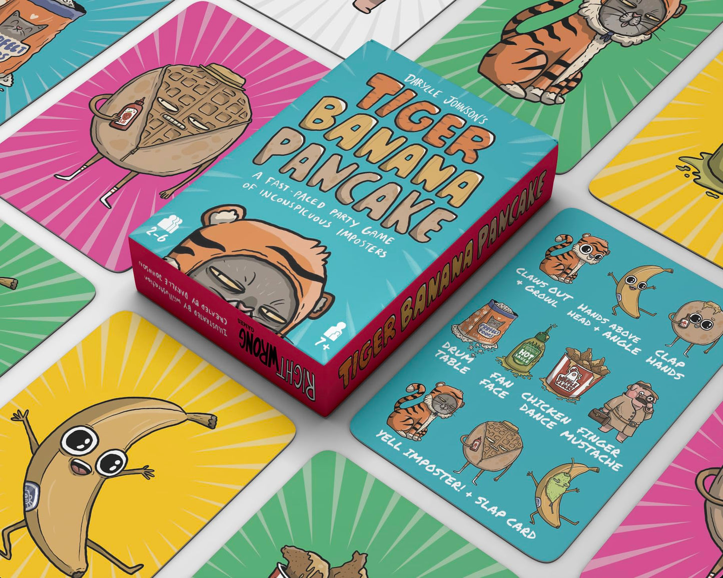 I'm Right You're Wrong Tiger Banana Pancake: 5 Min Card Game for Families, Fun & Hilarious Party Game for Kids, Teens & Adults, Ages 7-99, 2-10