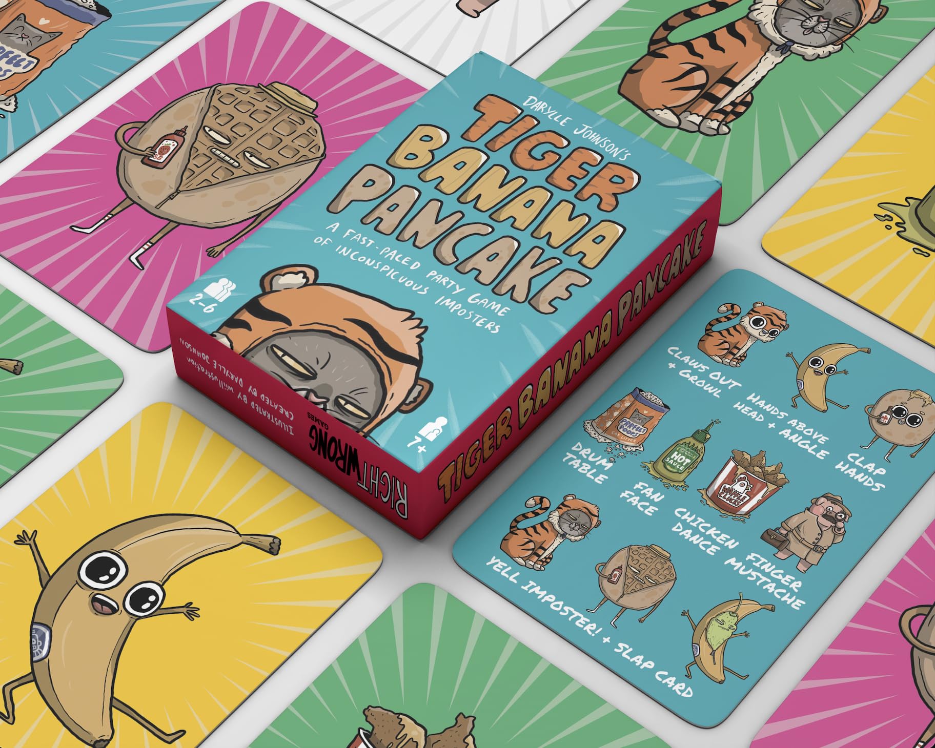 I'm Right You're Wrong Tiger Banana Pancake: 5 Min Card Game for Families, Fun & Hilarious Party Game for Kids, Teens & Adults, Ages 7-99, 2-10