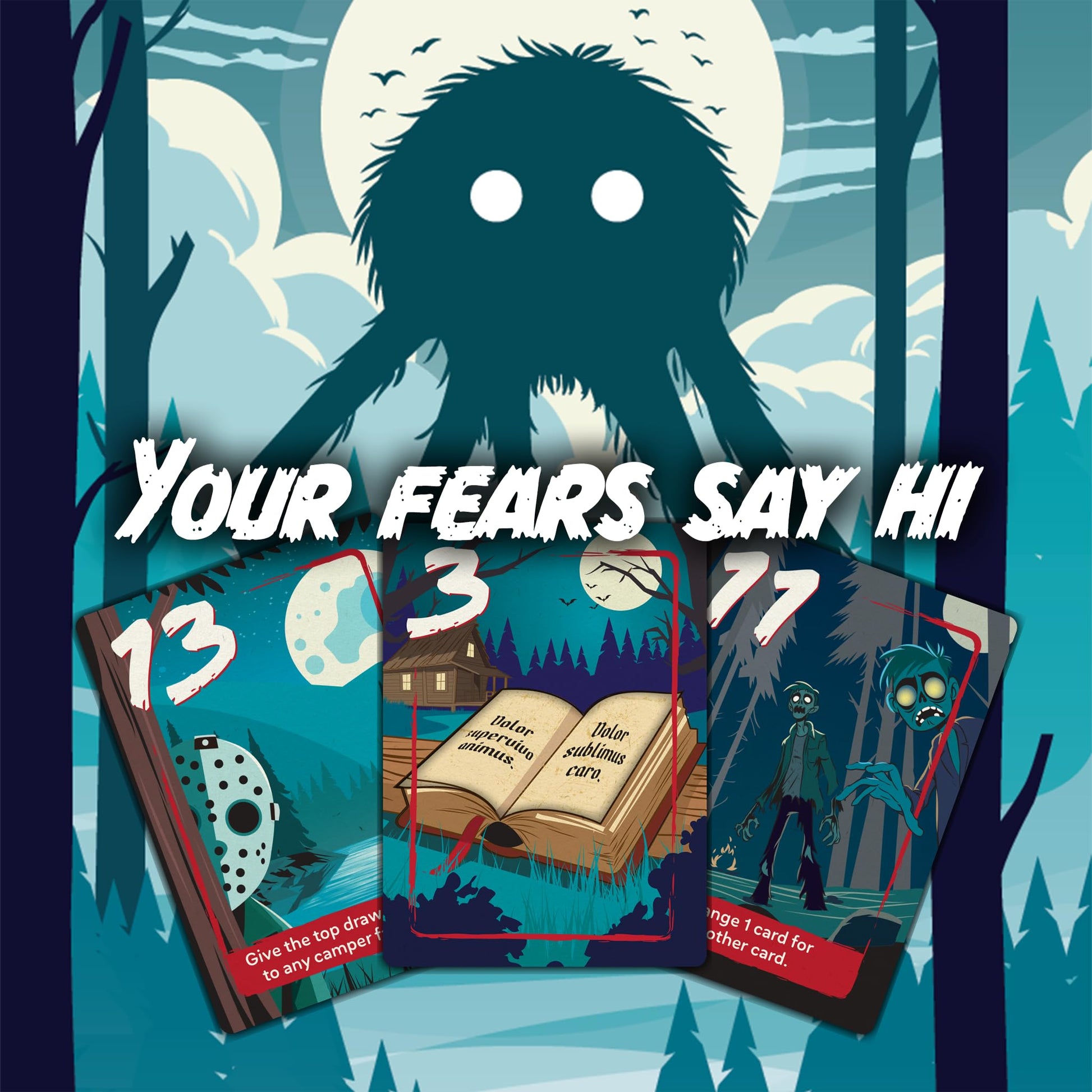 Scream! Card Game - Spooky, Silly Fun for Game Night | Easy to Learn | Plays in Under 30 Minutes | 3-5 Players | Great for Teens, Adults & Families |