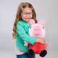 Peppa Pig 2 lb Weighted Large Plush, 12-inch Stuffed Animal, Kids Toys for Ages 2 Up by Just Play