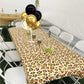 Leopard Party Decorations Cheetah Happy Birthday Banner Cheetah Theme Balloons Leopard Print Tablecloth for Safari Wild Birthday Party Supplies (Gold