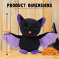 Made By Aliens Spooky Halloween Bat Stuffed Animal - Adorable Cute & Creepy Bat Plush Toy - Perfect Halloween Decor & Gift for All Ages - Limited