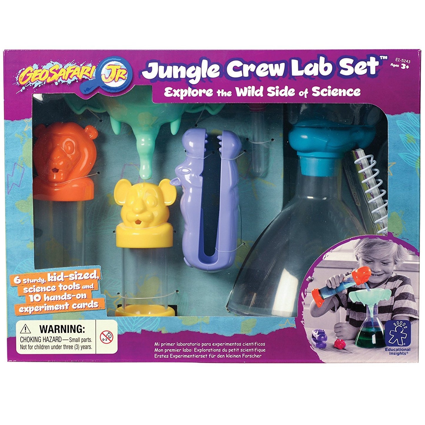 Educational Insights GeoSafari Jr. Jungle Crew Lab Set