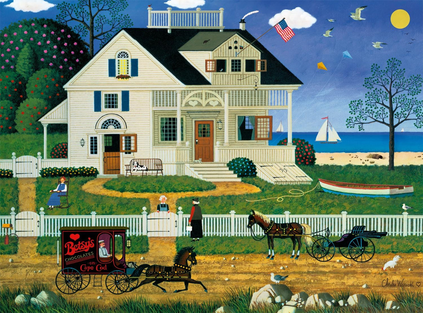 Buffalo Games - Charles Wysocki Pickwick - 1000 Piece Puzzle for Adults