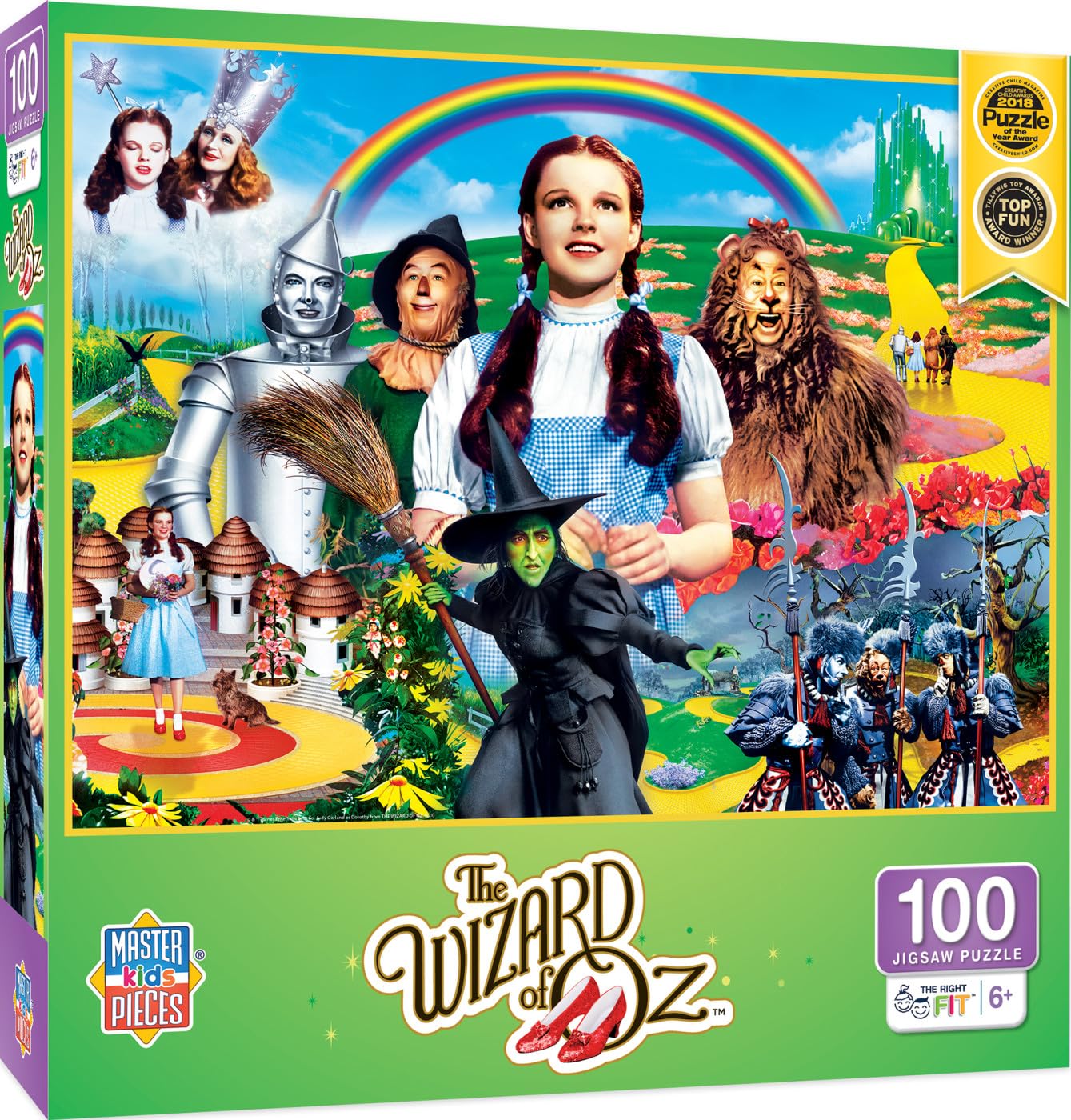 MasterPieces 100 Piece Jigsaw Puzzle for Kids - Wonderful Wizard of Oz - 14"x19"