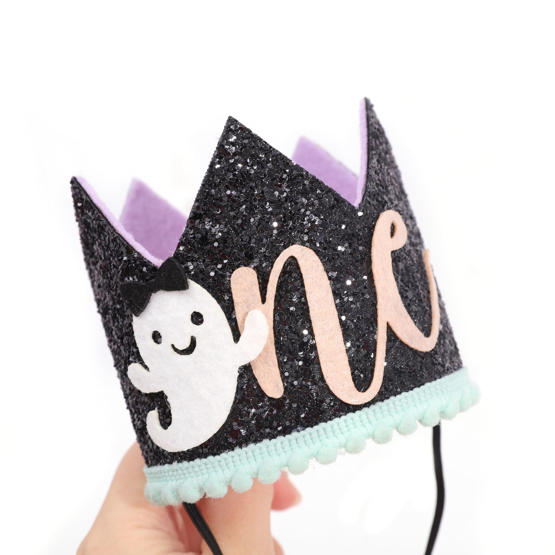 Rweseo Spooky One Birthday Crown,Halloween Party First Birthday Crown