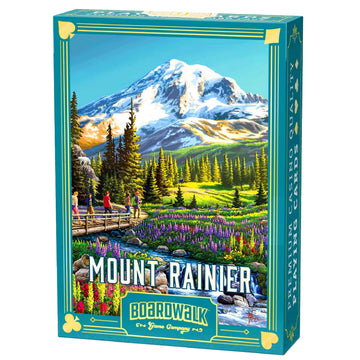 Boardwalk Puzzles Mount Rainier, Featherlight Unique Playing Cards, Fun Themed Deck for Home and Travel
