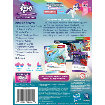 Renegade Game Studios My Little Pony Deck Building Game: Transformers Crossover Expansion with Autobots & Mane Six