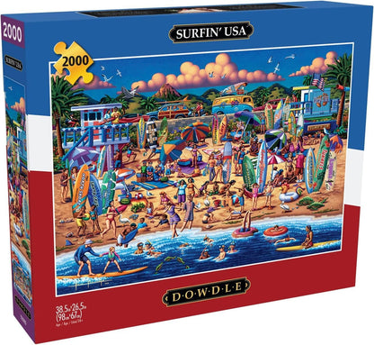 Buffalo Games - Eric Dowdle Surfin' USA - 2000 Piece Puzzle for Adults