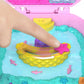 Polly Pocket Dolls and Playset, Pineapple Monkey Compact, Travel Toy with 1 Micro Doll, Pet, Hammock, Fruit Themed Accessories