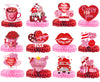 Valentines Day Table Decorations: 12Pcs Valentine Honeycomb Centerpieces Valentine Table Decorations Valentine Day Centerpieces for Table