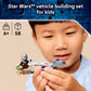 LEGO Star Wars The Mandalorian & Grogu’s Speeder Bike Building Toy for Boys & Girls - Pretend Play Space Vehicle W/2 Star Wars Character Figures