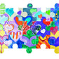 Fun Express Blank Puzzle Pieces Giant 14 Inch DIY Jigsaw 24 Piece Set