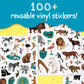 Peaceable Kingdom Press Sticker Fun! At The Zoo Reusable Sticker Tote