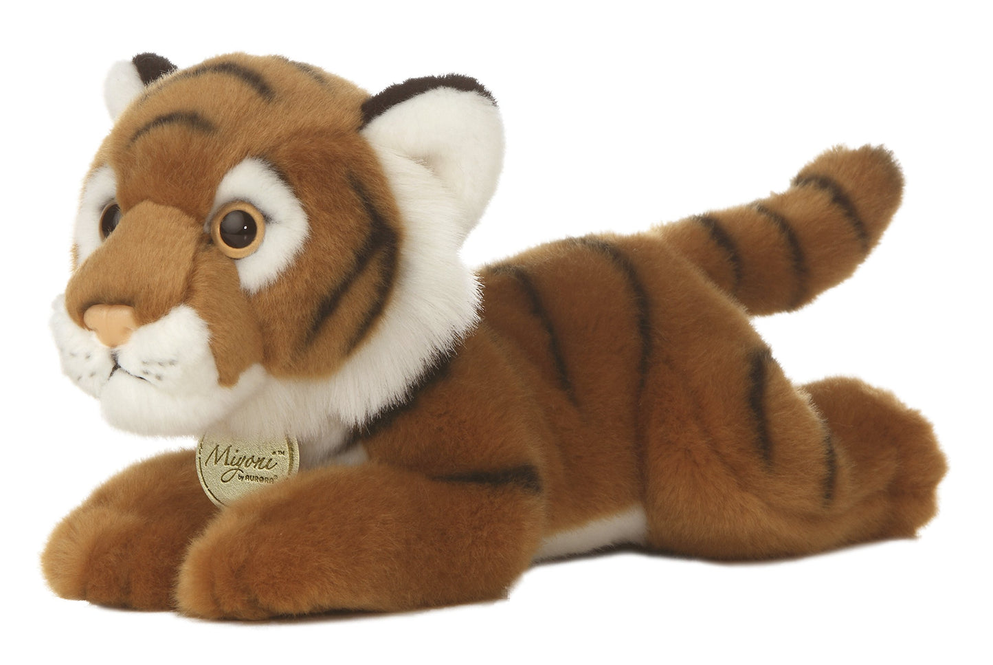 Aurora® Realistic Miyoni® Bengal Tiger Stuffed Animal - Lifelike Details Make a Cherished Companion - Perfect for Decorating Bedrooms or Classrooms