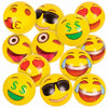 Kangaroo 12 Inflatable Emoticon Beach Balls for Kids & Adult for Pool Party
