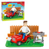 Brickcraft King of the Hill Hank Hill’s Backyard Building Kit (586-Piece Set), Hank Hill Figure, Lawn Mower, Grill & Cooler, Animated TV Show