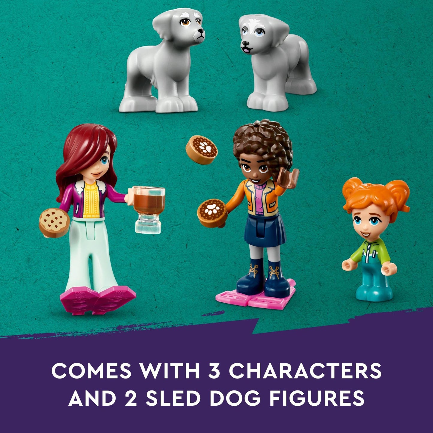 LEGO Friends Igloo Holiday Adventure 41760 Building Toy Set for Ages 8+, with 3 Dolls, 2 Dog Characters, A Winter Themed Gift for Kids 8-10 Who Love