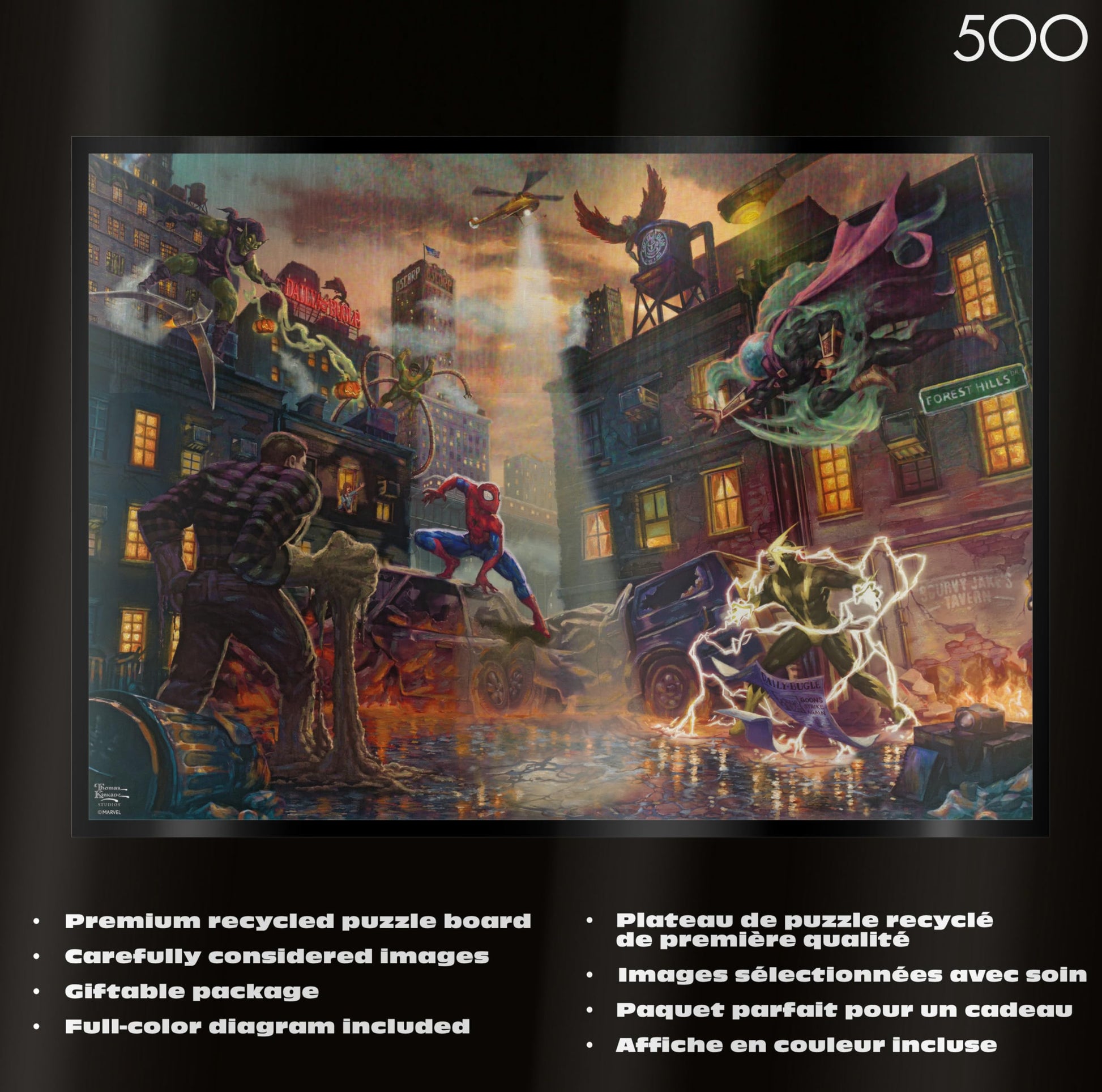 Buffalo Games - Marvel Comics Spider-man vs - 500 Piece Puzzle for Adults