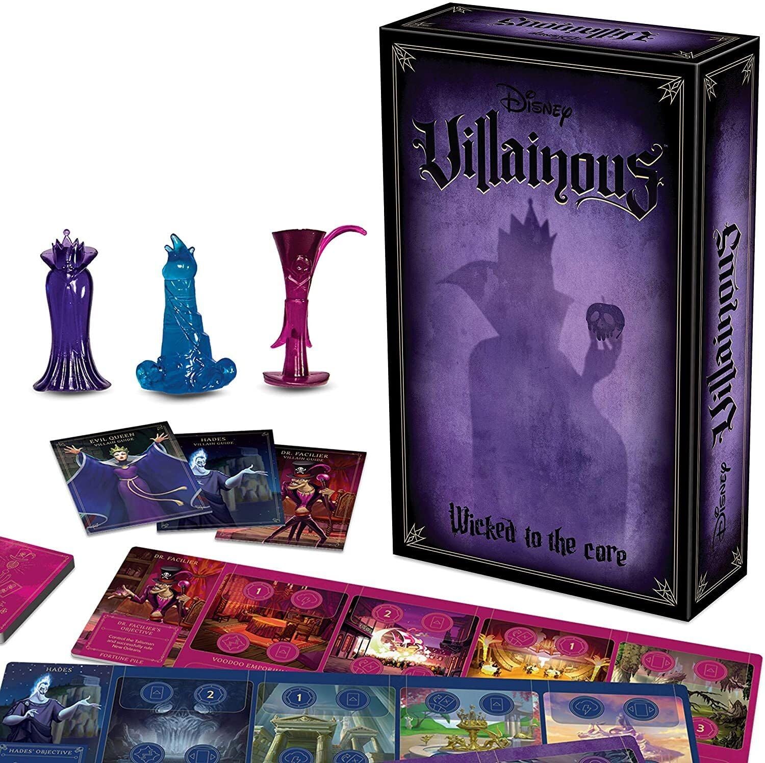 Ravensburger Disney Villainous Wicked to The Core - Strategy Board Game for Kids & Adults Age 10 Years Up - Can Be Played as a Stand-Alone or