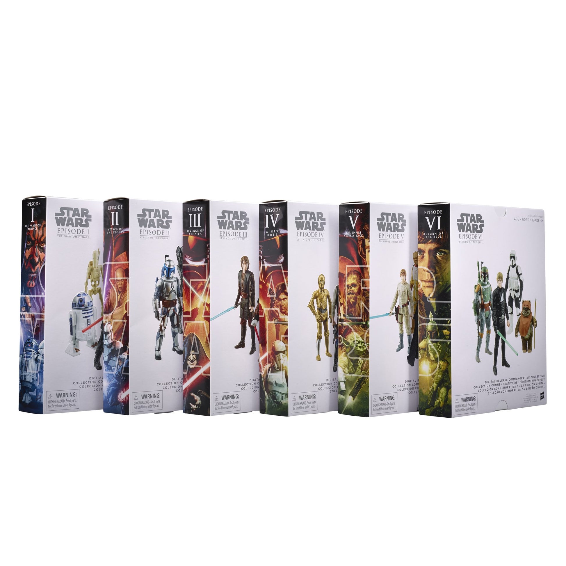 Star Wars Digital Release Commemorative Collection Episode III Revenge of the Sith 3.75 Inch Figures