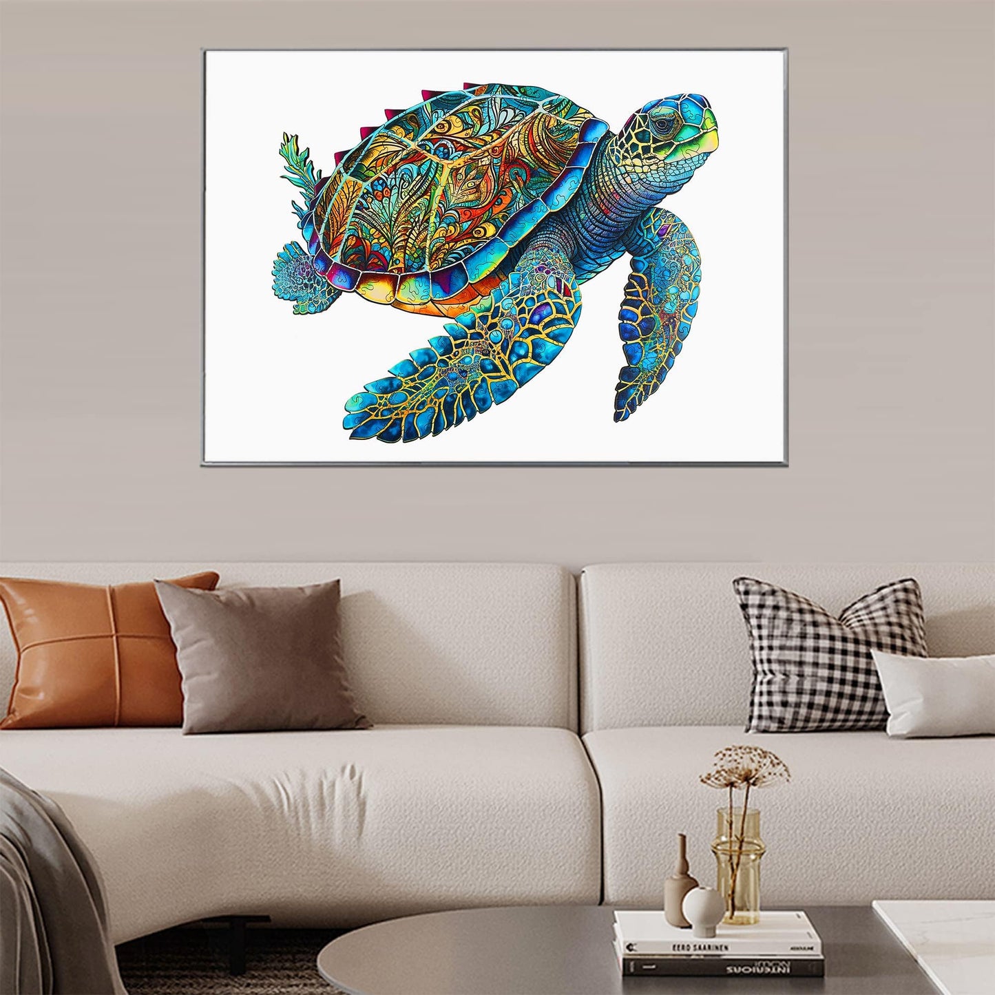 Mys Aurora Wooden Puzzles, Sea Turtle Jigsaw Puzzles 200 Pieces