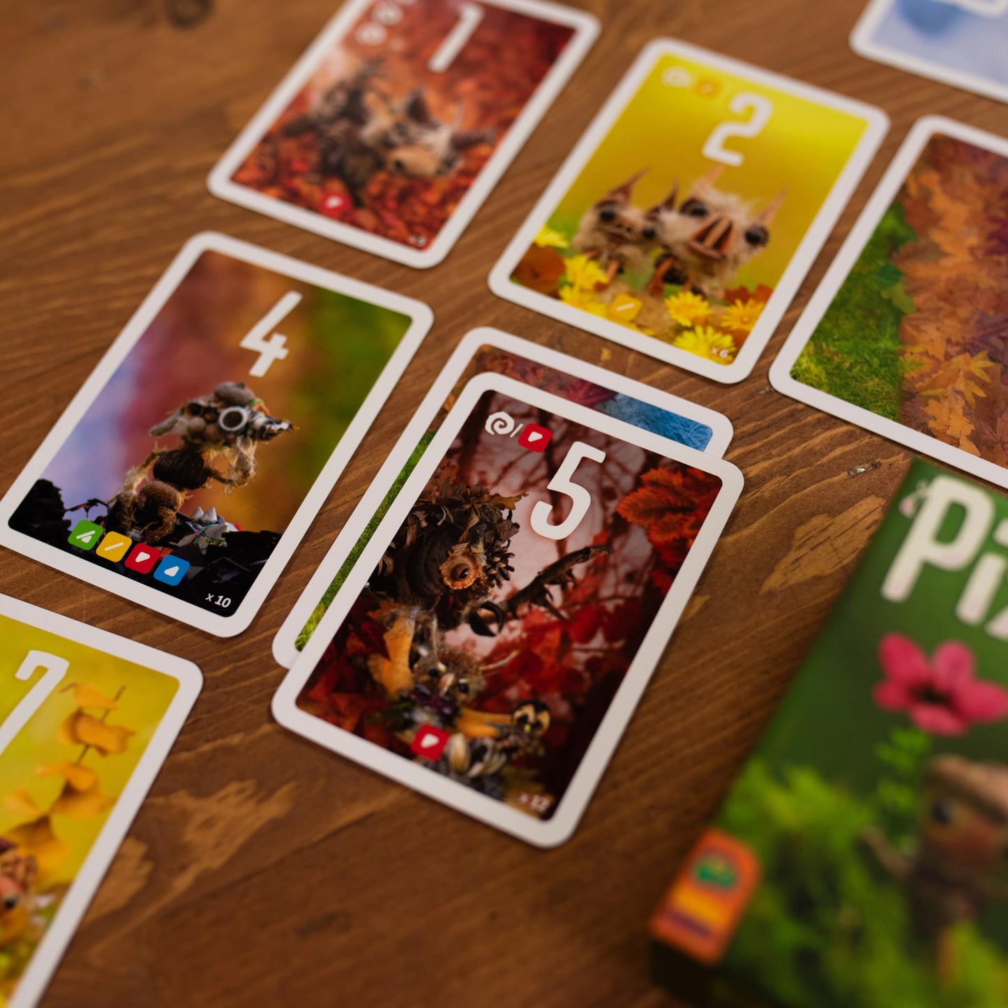 Pixies Card Game - Colorful Card Drafting Strategy Game, Quick & Fun Family Game for Kids & Adults, Ages 8+, 2-5 Players, 30 Minute Playtime, Made by