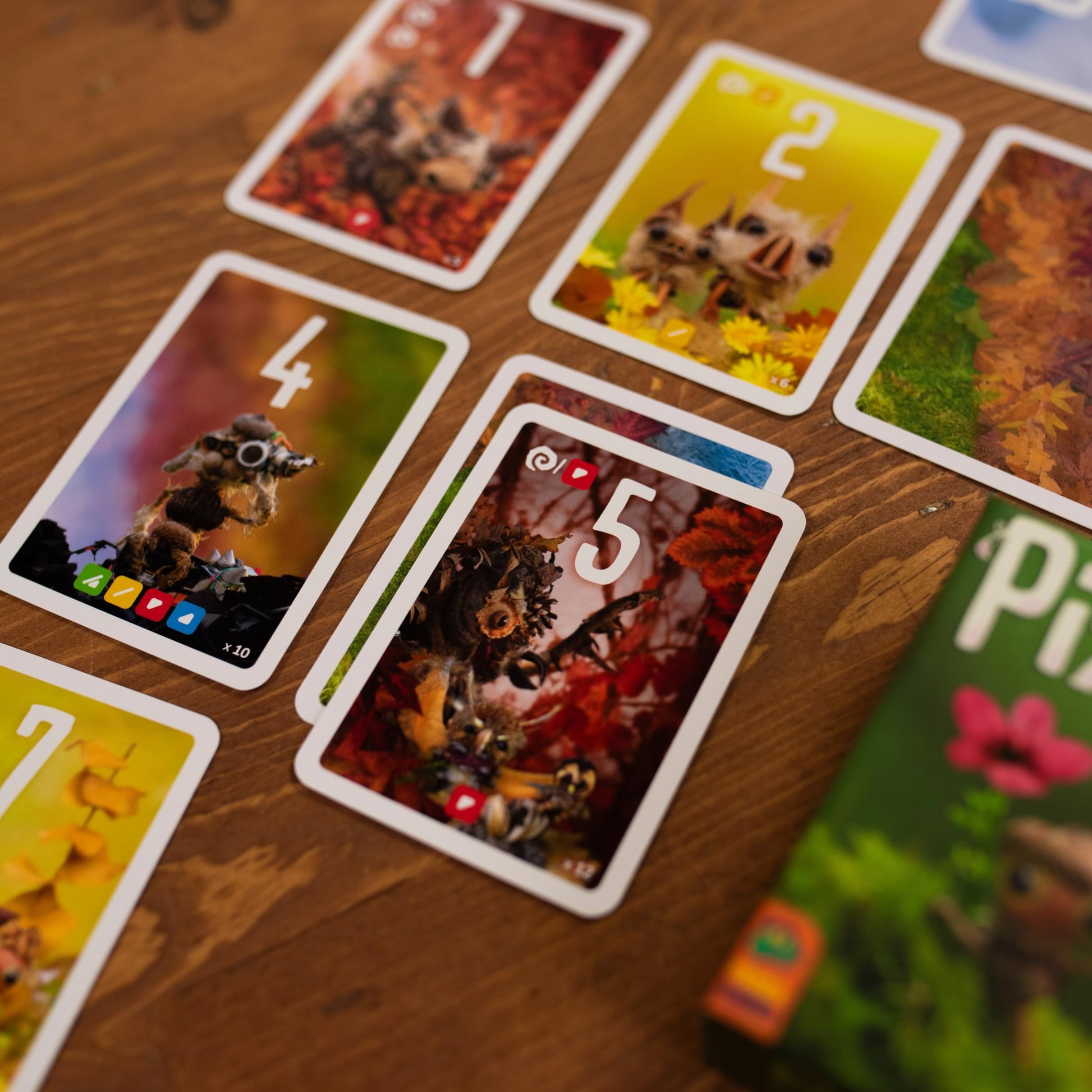 Pixies Card Game - Colorful Card Drafting Strategy Game, Quick & Fun Family Game for Kids & Adults, Ages 8+, 2-5 Players, 30 Minute Playtime, Made by