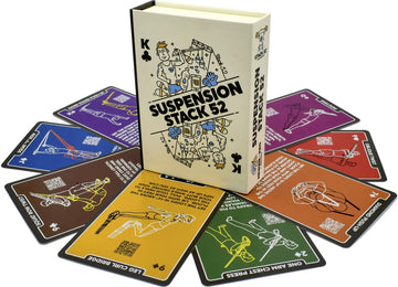 Stack 52 Suspension Exercise Cards. Compatible with TRX.